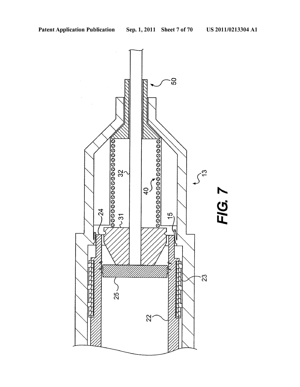 RETRACTABLE NEEDLE ASSEMBLY UTILIZING A STANDARD INTERFACE AND SYRINGE     UTILIZING THE SAME - diagram, schematic, and image 08