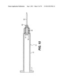 RETRACTABLE NEEDLE ASSEMBLY UTILIZING A STANDARD INTERFACE AND SYRINGE     UTILIZING THE SAME diagram and image