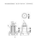 RETRACTABLE NEEDLE ASSEMBLY UTILIZING A STANDARD INTERFACE AND SYRINGE     UTILIZING THE SAME diagram and image