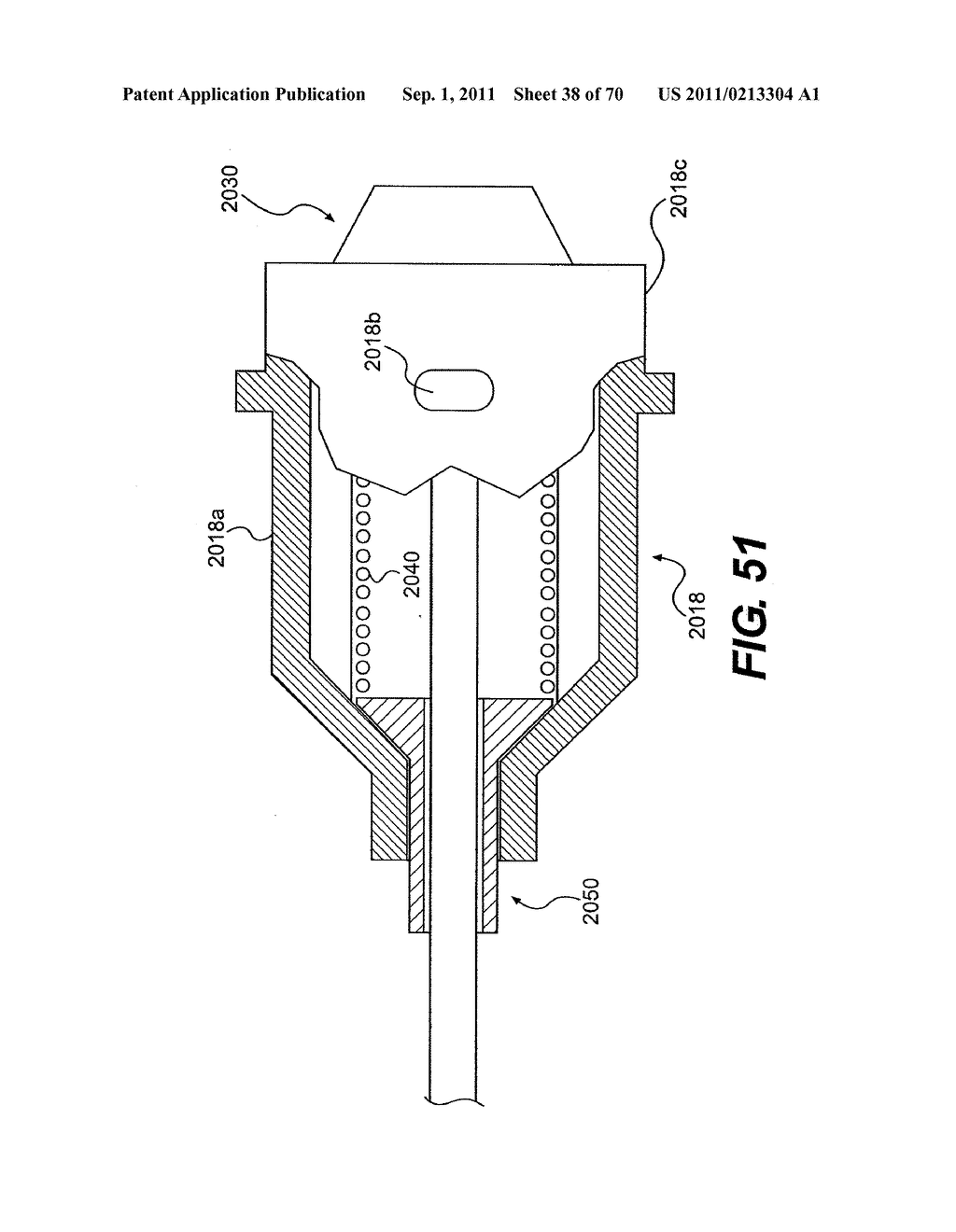 RETRACTABLE NEEDLE ASSEMBLY UTILIZING A STANDARD INTERFACE AND SYRINGE     UTILIZING THE SAME - diagram, schematic, and image 39