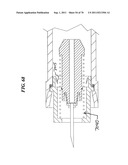 RETRACTABLE NEEDLE ASSEMBLY UTILIZING A STANDARD INTERFACE AND SYRINGE     UTILIZING THE SAME diagram and image