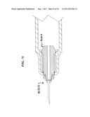 RETRACTABLE NEEDLE ASSEMBLY UTILIZING A STANDARD INTERFACE AND SYRINGE     UTILIZING THE SAME diagram and image