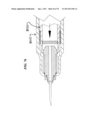 RETRACTABLE NEEDLE ASSEMBLY UTILIZING A STANDARD INTERFACE AND SYRINGE     UTILIZING THE SAME diagram and image