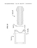 RETRACTABLE NEEDLE ASSEMBLY UTILIZING A STANDARD INTERFACE AND SYRINGE     UTILIZING THE SAME diagram and image