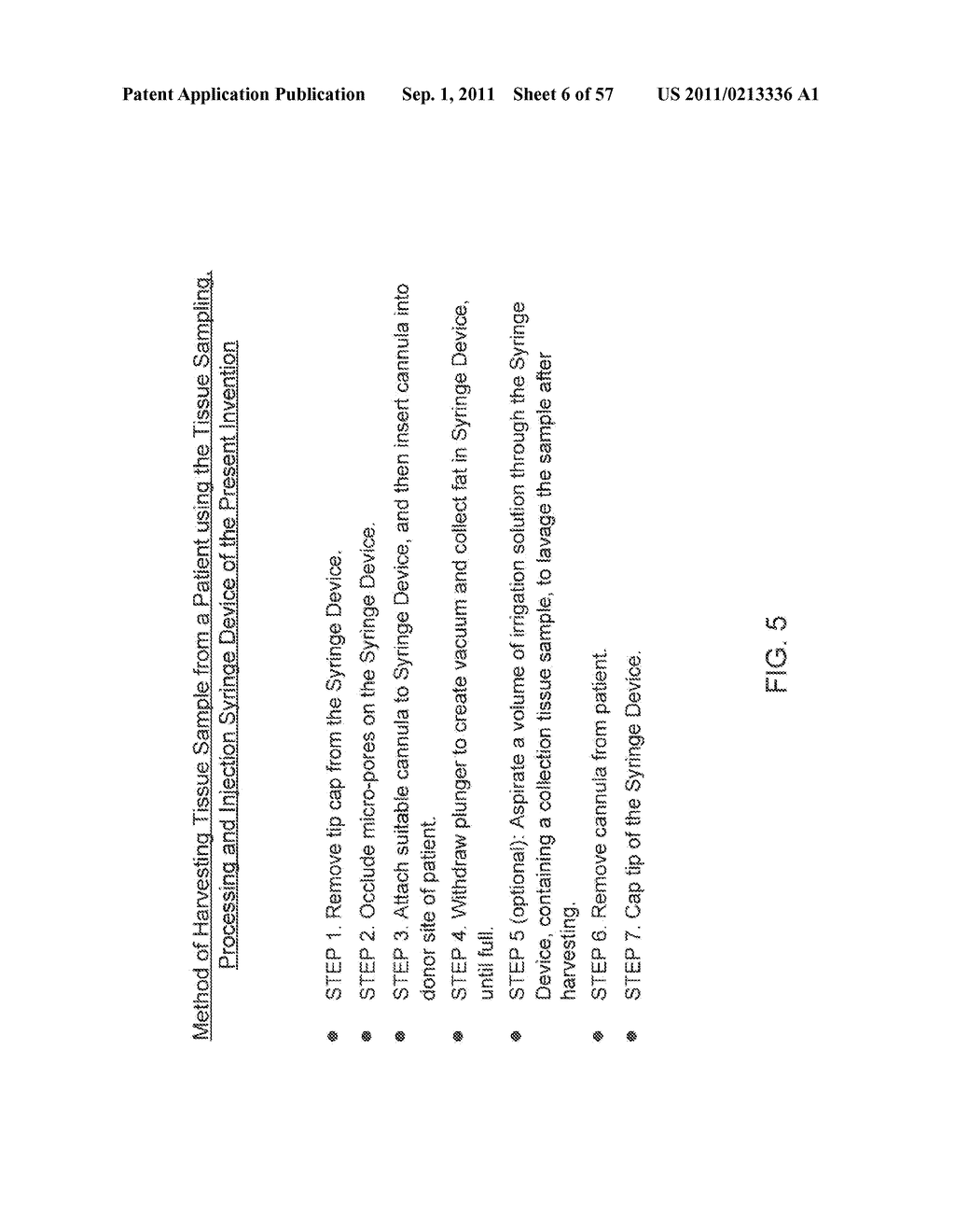 METHOD OF AND APPARATUS FOR SAMPLING, PROCESSING AND COLLECTING TISSUE AND     REINJECTING THE SAME INTO HUMAN PATIENTS - diagram, schematic, and image 07