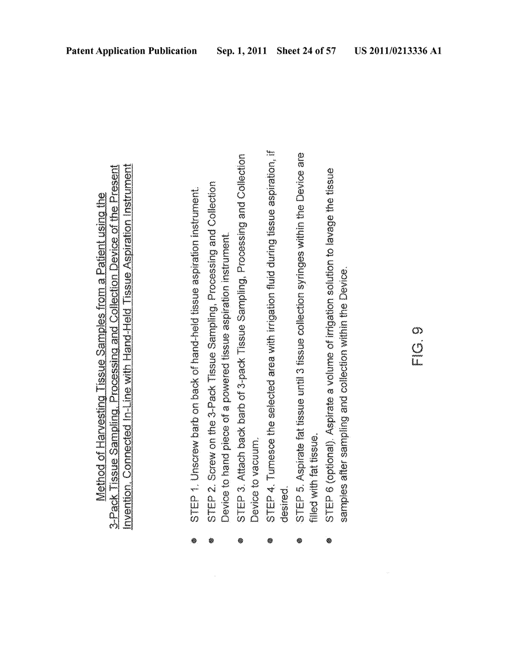 METHOD OF AND APPARATUS FOR SAMPLING, PROCESSING AND COLLECTING TISSUE AND     REINJECTING THE SAME INTO HUMAN PATIENTS - diagram, schematic, and image 25