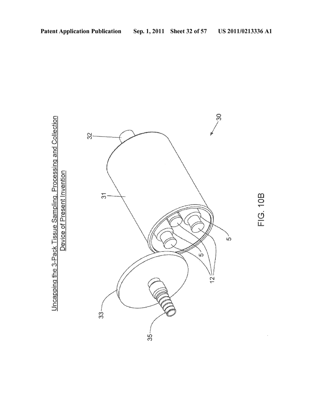 METHOD OF AND APPARATUS FOR SAMPLING, PROCESSING AND COLLECTING TISSUE AND     REINJECTING THE SAME INTO HUMAN PATIENTS - diagram, schematic, and image 33