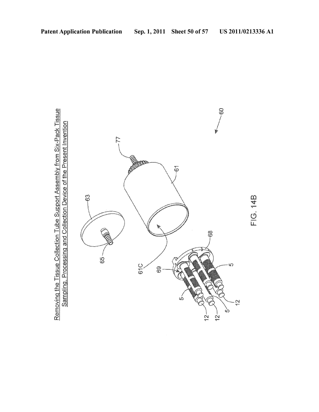 METHOD OF AND APPARATUS FOR SAMPLING, PROCESSING AND COLLECTING TISSUE AND     REINJECTING THE SAME INTO HUMAN PATIENTS - diagram, schematic, and image 51