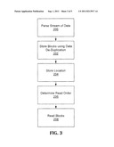 Methods and Systems for Improving Read Performance in Data De-Duplication     Storage diagram and image