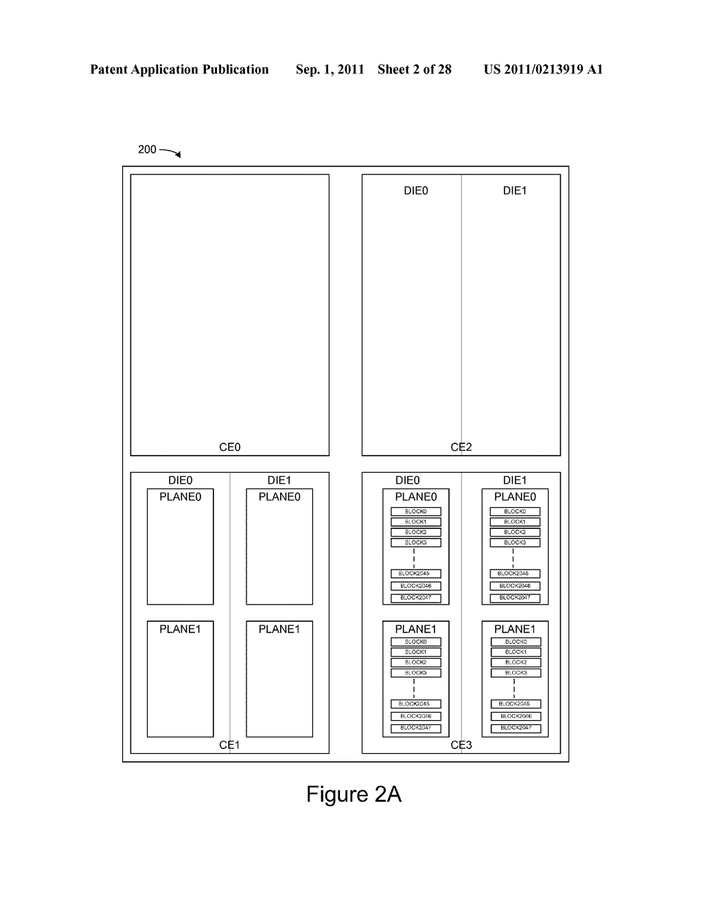 FLASH-based Memory System with Static or Variable Length Page Stripes     Including Data Protection Information and Auxiliary Protection Stripes - diagram, schematic, and image 03