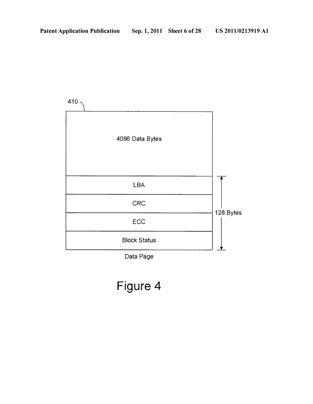 FLASH-based Memory System with Static or Variable Length Page Stripes     Including Data Protection Information and Auxiliary Protection Stripes - diagram, schematic, and image 07