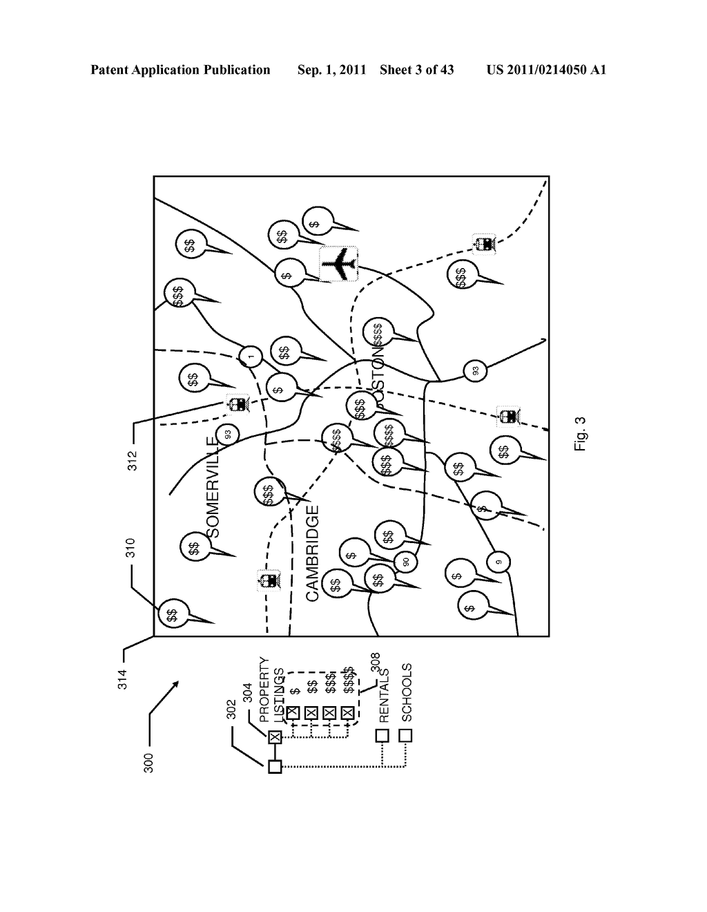 VIRTUAL SYSTEMS FOR SPATIAL ORGANIZATION, NAVIGATION, AND PRESENTATION OF     INFORMATION - diagram, schematic, and image 04