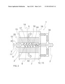 CONFIGURATION AND METHOD FOR CLEANING AN EXHAUST GAS FLOW OF AN INTERNAL     COMBUSTION ENGINE BY SEPARATING PARTICLES AND MOTOR VEHICLE HAVING THE     CONFIGURATION diagram and image