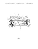 LIFTING MECHANISM OF FRY DEVICE AND FRYING PAN diagram and image