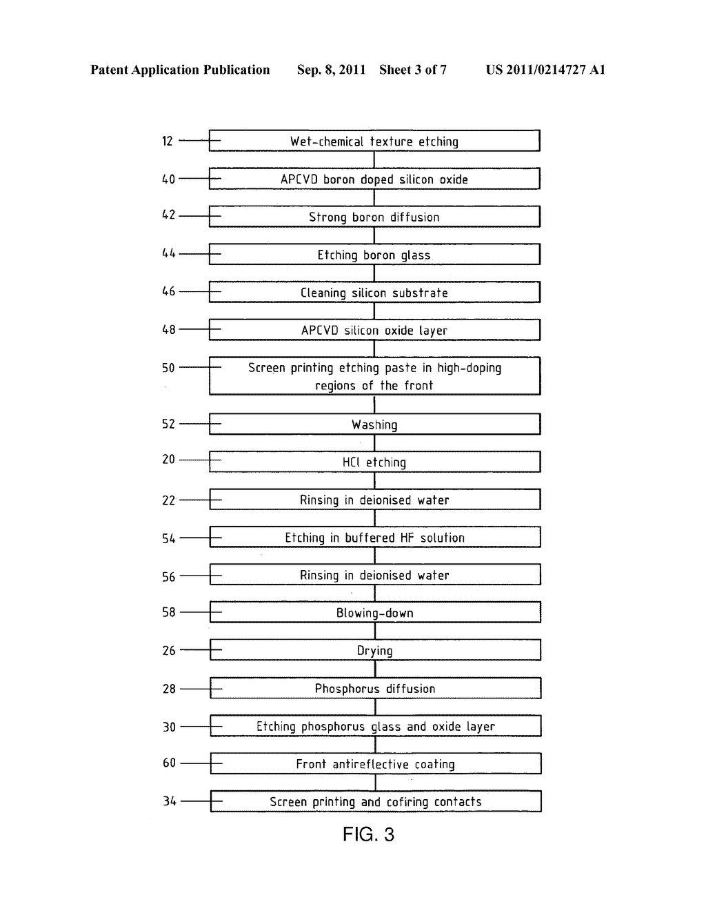 METHOD FOR MANUFACTURING A SOLAR CELL WITH A TWO-STAGE DOPING - diagram, schematic, and image 04