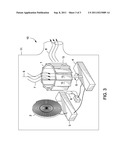 Electromagnetic Induction Air Heater System with Moving Heating Element     And Methods diagram and image