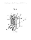 SHEET FINISHING APPARATUS, MOVING MECHANISM FOR SAME APPARATUS, AND MOVING     METHOD FOR SAME APPARATUS diagram and image