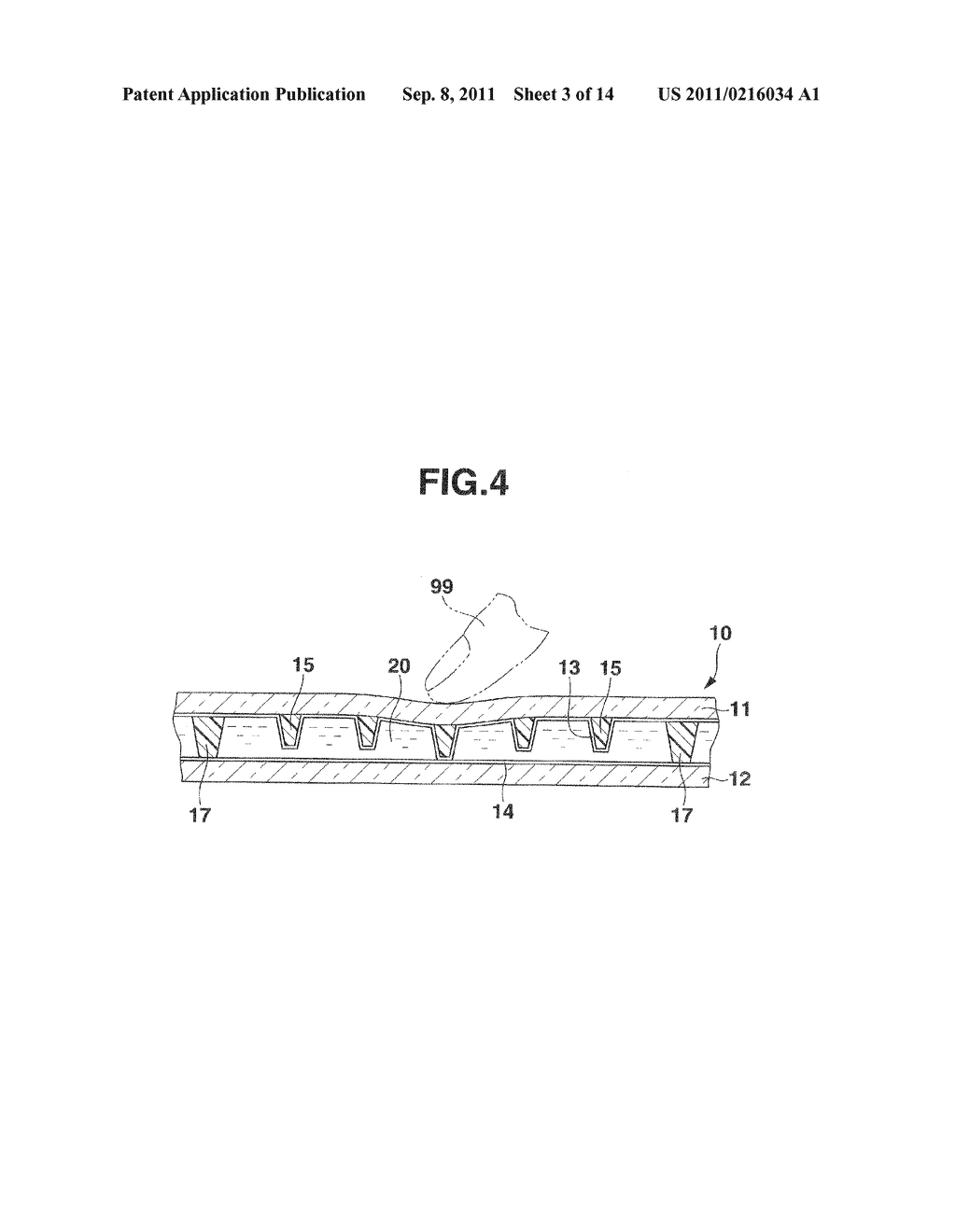 METHOD OF DETECTING CONTACT STATE OF RESISTIVE TOUCH PANEL DEVICE, TOUCH     PANEL DEVICE, AND DISPLAY DEVICE - diagram, schematic, and image 04