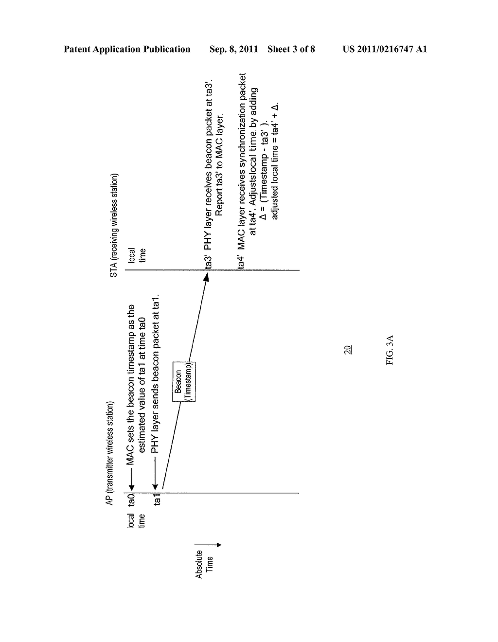 METHOD AND SYSTEM FOR ACCURATE CLOCK SYNCHRONIZATION THROUGH INTERACTION     BETWEEN COMMUNICATION LAYERS AND SUB-LAYERS FOR COMMUNICATION SYSTEMS - diagram, schematic, and image 04