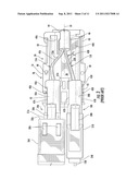 FIBER OPTIC CONNECTOR ASSEMBLY EMPLOYING FIBER MOVEMENT SUPPORT AND METHOD     OF ASSEMBLY diagram and image