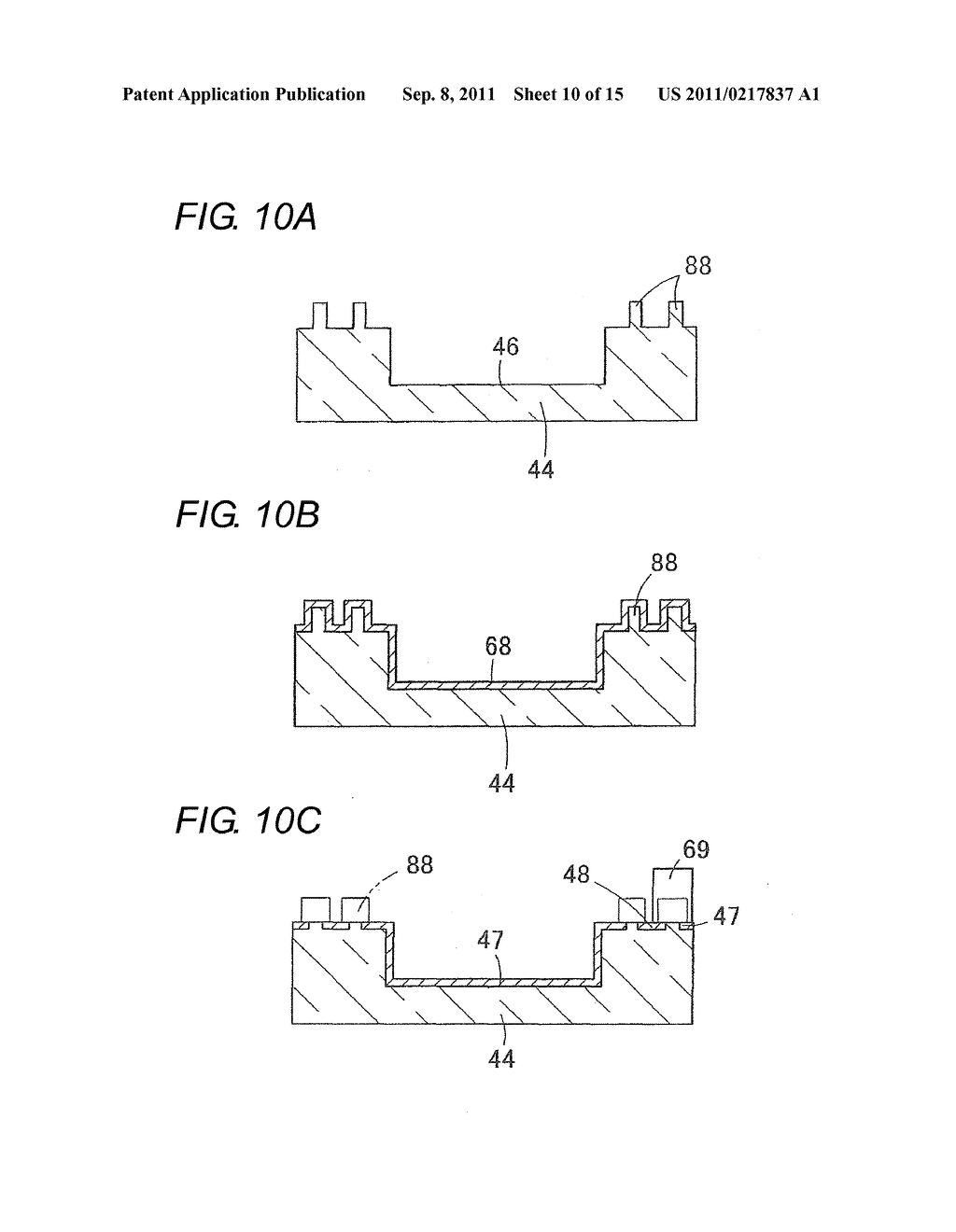 CONNECTING PAD PRODUCING METHOD - diagram, schematic, and image 11