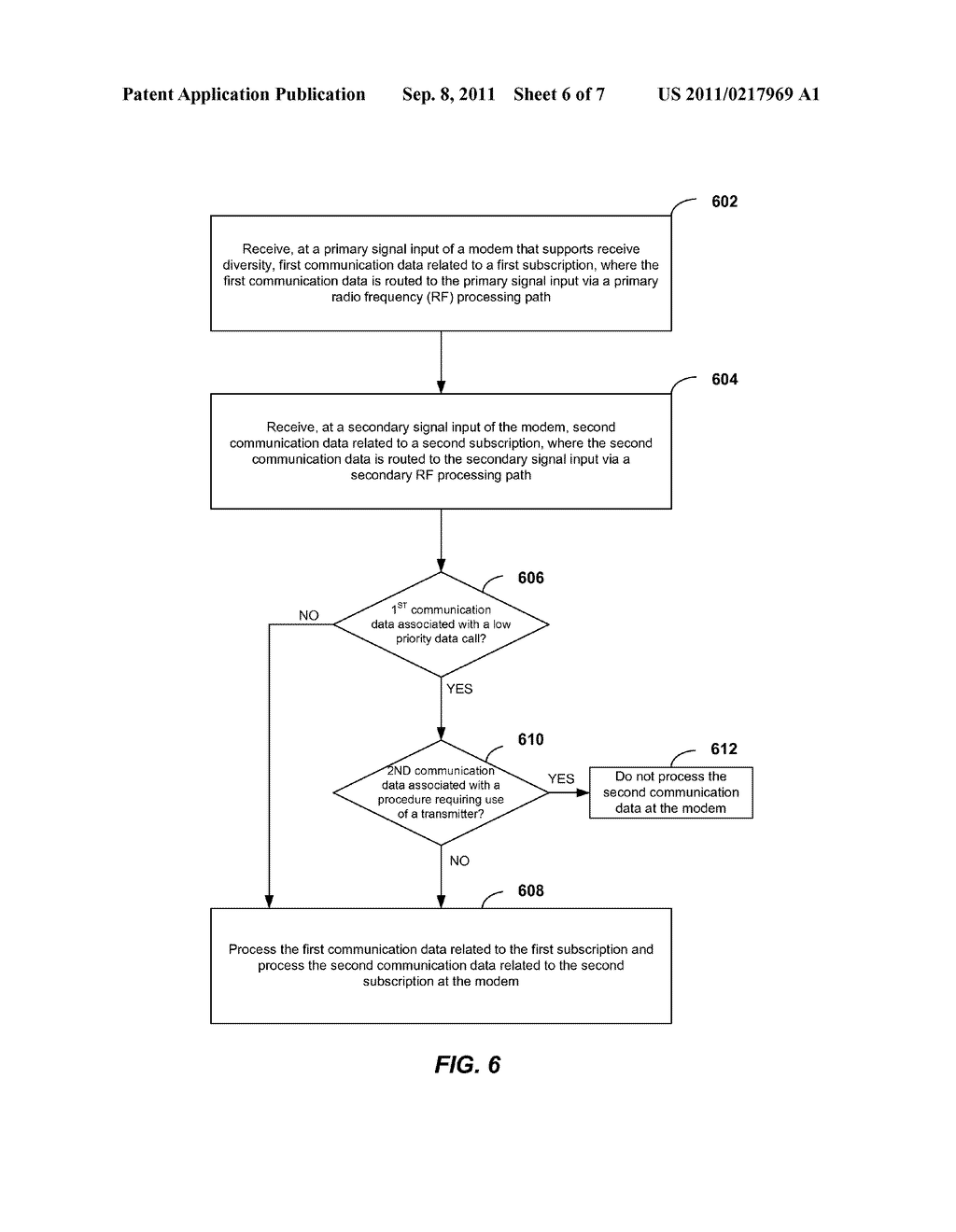 DEVICES WITH MULTIPLE SUBSCRIPTIONS THAT UTILIZE A SINGLE BASEBAND-RADIO     FREQUENCY RESOURCE CHAIN - diagram, schematic, and image 07