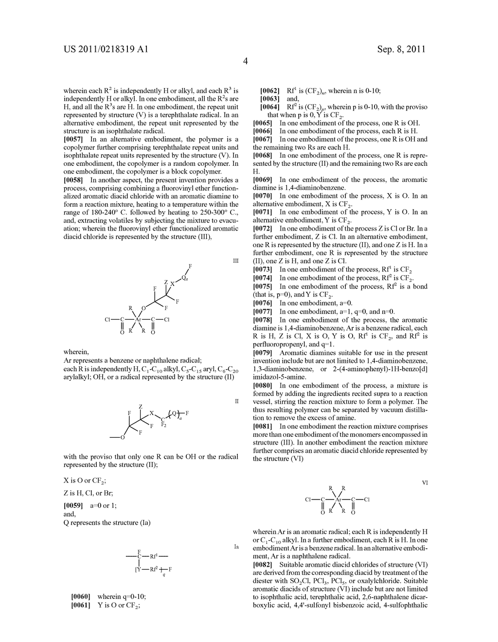 POLYARAMID FILMS COMPRISING FLUOROVINYLETHER FUNCTIONALIZED AROMATIC     MOIETIES - diagram, schematic, and image 05