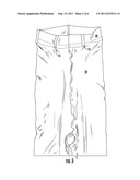 Shape Holding Garments that Prevent Rolling and Methods of Making Same diagram and image