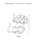 Article Of Footwear With A Sole Structure Having Support Elements And An     Indented Plate diagram and image