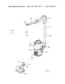 RECONFIGURABLE UPRIGHT SURFACE CLEANING APPARATUS WITH A POWERED BRUSH     MOTOR diagram and image