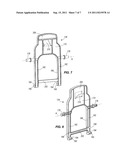 BAG RELEASE HANDLE FOR A FLOOR CLEANER diagram and image