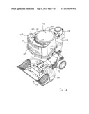 SUCTION MOTOR HOUSING FOR AN UPRIGHT SURFACE CLEANING APPARATUS diagram and image