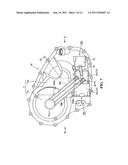 CLUTCH ACTUATOR MOUNTING STRUCTURE FOR INTERNAL COMBUSTION ENGINE diagram and image