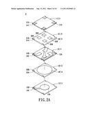 MULTI-LAYER SEMICONDUCTOR ELEMENT PACKAGE STRUCTURE WITH SURGE PROTECTION     FUNCTION AND METHOD FOR MANUFACTURING THE SAME diagram and image