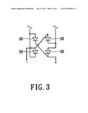 MULTI-LAYER SEMICONDUCTOR ELEMENT PACKAGE STRUCTURE WITH SURGE PROTECTION     FUNCTION AND METHOD FOR MANUFACTURING THE SAME diagram and image