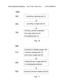 ROTATABLE TARGET, BACKING TUBE, SPUTTERING INSTALLATION AND METHOD FOR     PRODUCING A ROTATABLE TARGET diagram and image