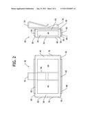 Mobile GPS navigation device holder for a motor vehicle sun visor diagram and image