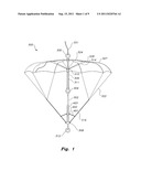 MECHANICALLY OPENING EMERGENCY PARACHUTE diagram and image