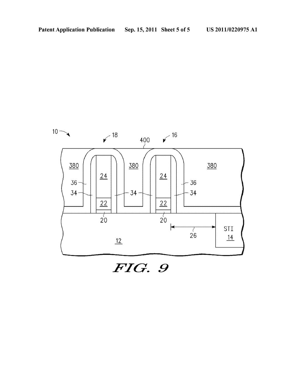 METHOD OF FORMING A SEMICONDUCTOR DEVICE FEATURING A GATE STRESSOR AND     SEMICONDUCTOR DEVICE - diagram, schematic, and image 06