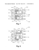 Integrated circuit package for semiconductior devices with improved     electric resistance and inductance diagram and image