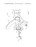 MONO-FORK FOR A FRONT CASTER OF A WHEELCHAIR diagram and image