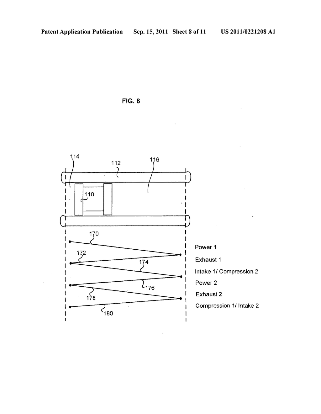 Opposed piston electromagnetic engine - diagram, schematic, and image 09
