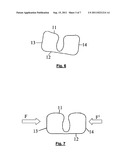 IMPACT ABSORBING MEMBER AND A METHOD FOR MAKING SAME diagram and image