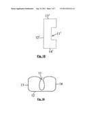 IMPACT ABSORBING MEMBER AND A METHOD FOR MAKING SAME diagram and image