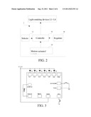 CIRCUIT DEVICE FOR CONTROLLING A PLURALITY OF LIGHT-EMITTING DEVICES IN A     SEQUENCE diagram and image