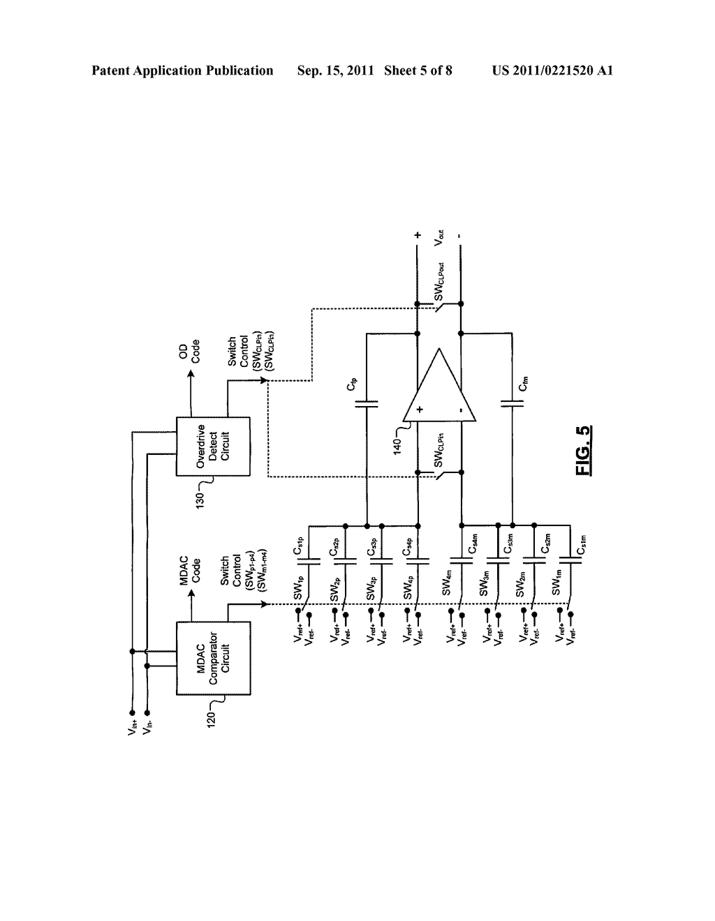 SWITCHED CAPACITOR AMPLIFIER CIRCUIT WITH CLAMPING - diagram, schematic, and image 06