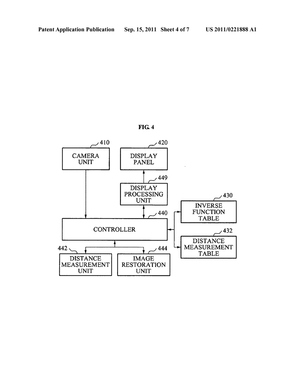 Apparatus, method and computer-readable medium imaging through at least     one aperture of each pixel of display panel - diagram, schematic, and image 05