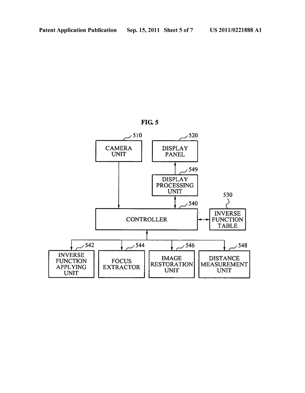 Apparatus, method and computer-readable medium imaging through at least     one aperture of each pixel of display panel - diagram, schematic, and image 06