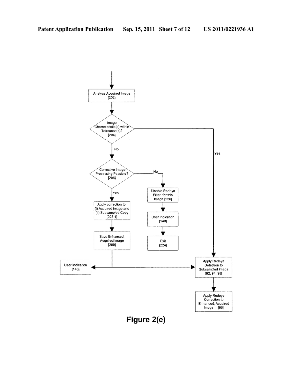 Method and Apparatus for Detection and Correction of Multiple Image     Defects Within Digital Images Using Preview or Other Reference Images - diagram, schematic, and image 08
