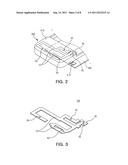 ELECTRONIC DEVICE CASE, MOLD FOR MANUFACTURING THE SAME, AND MOBILE     COMMUNICATIONS TERMINAL diagram and image